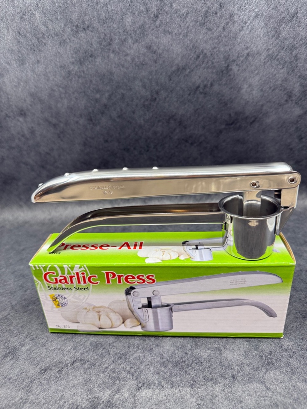 Presse-Ail Stainless Steel Garlic Press - Silver